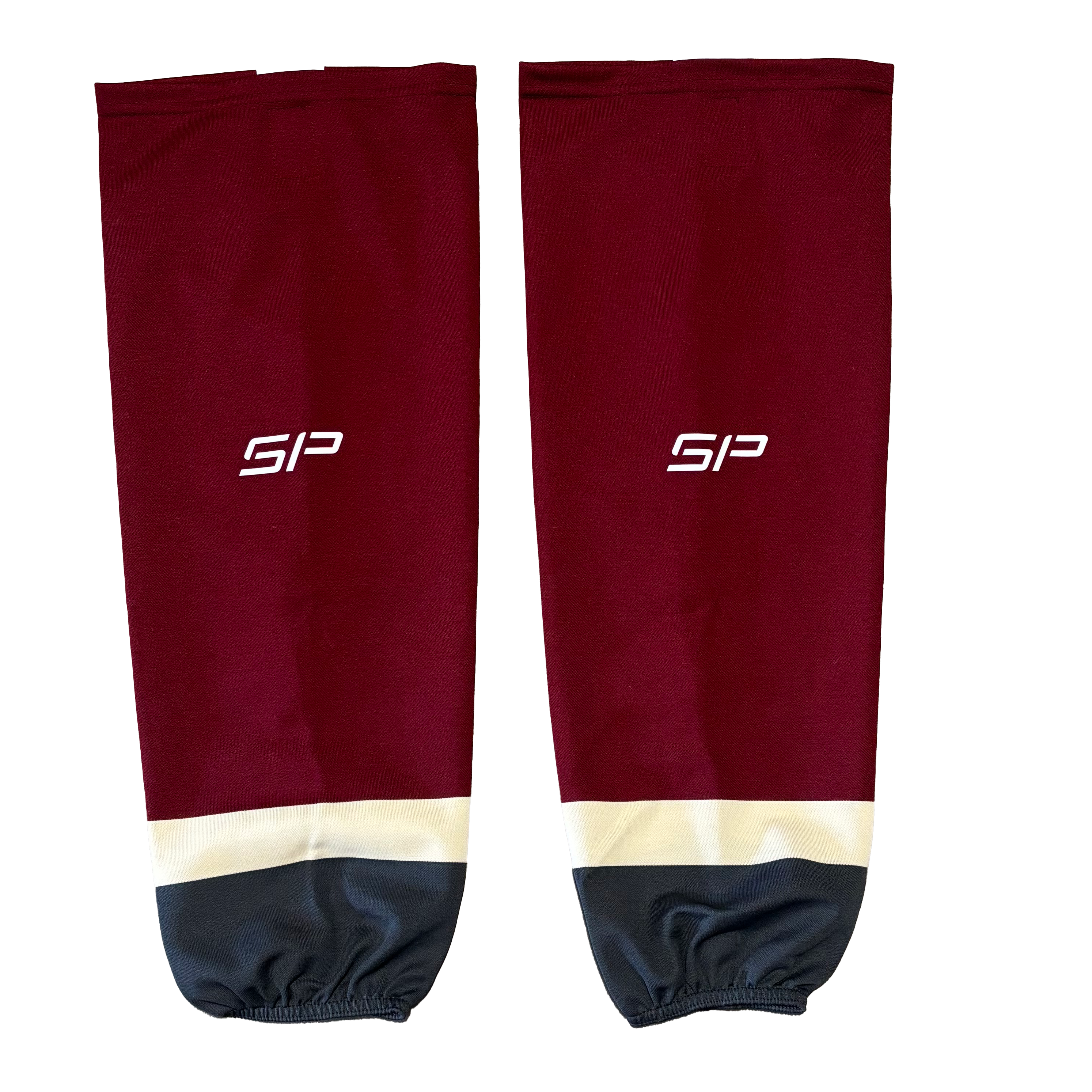 PWHL - SP Performance Socks - Montreal Victoire (Burgundy/Beige/Dark Grey)